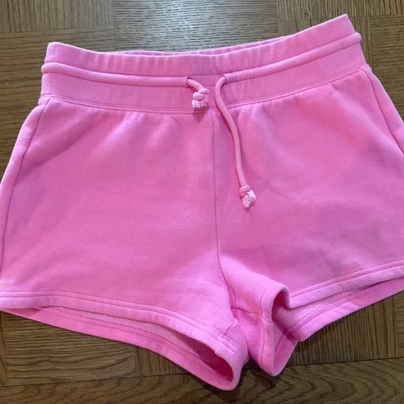 COPY - Aritzia TNA Fleece Pink Shorts Sz Small S - Picture 1 of 1
